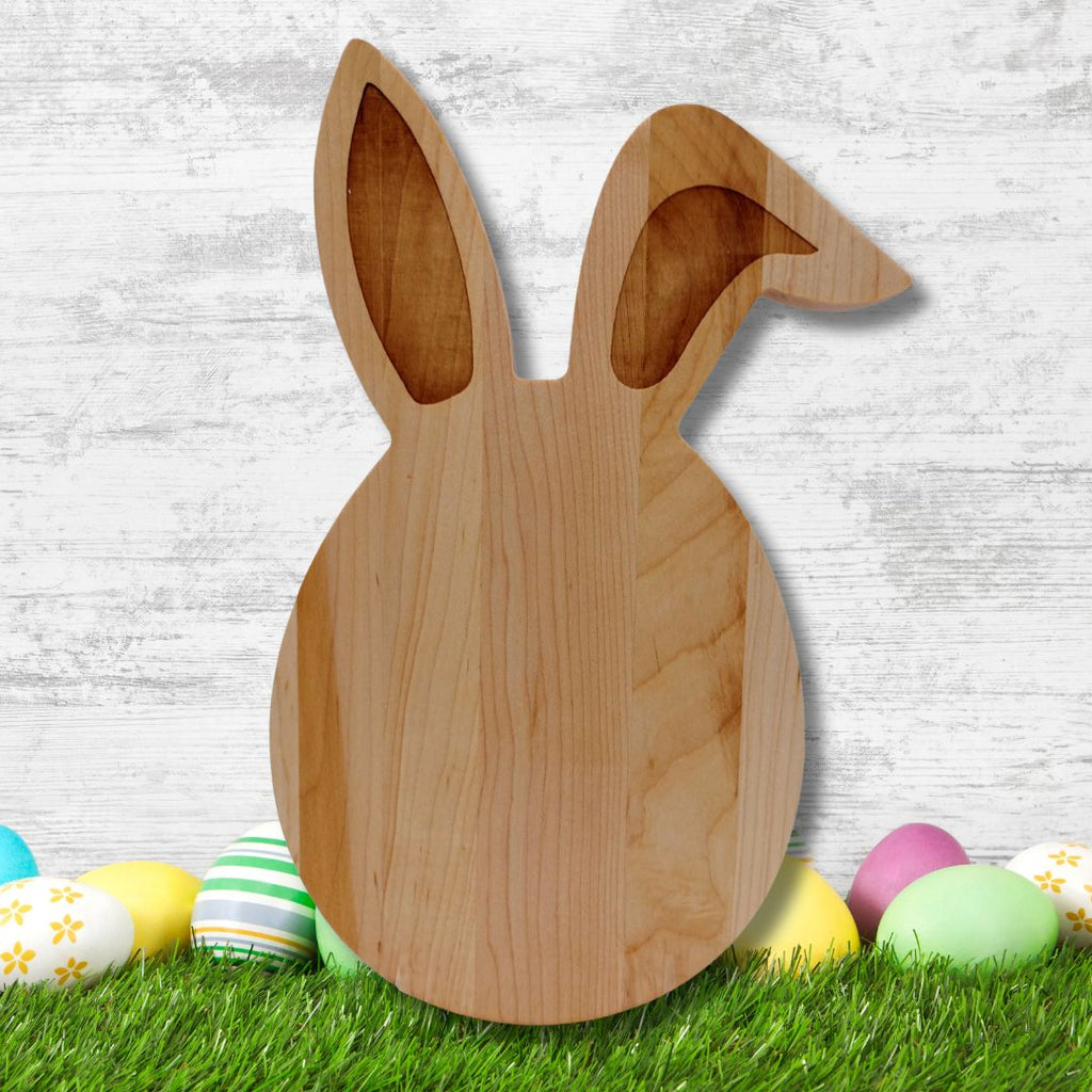 Easter Egg with Bunny Ears Wood Board-0