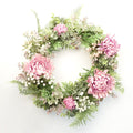Artificial Pink Floral Wreath Botanik-0