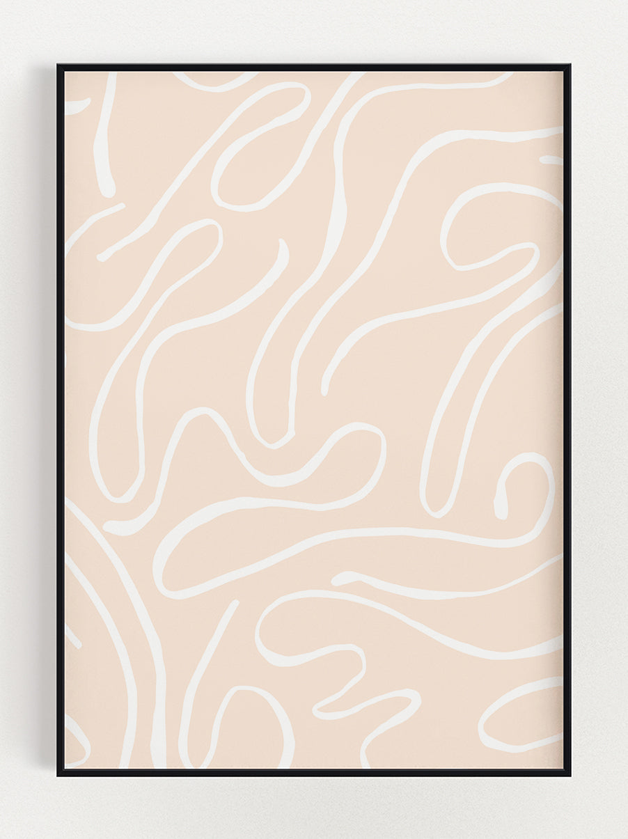 Beige Art Poster-0